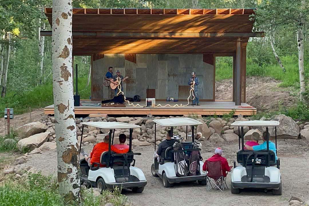 Golf and music